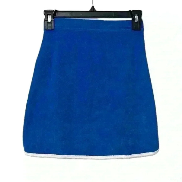 Hollister Terry Cloth Skirt in Blue, Size XS - Picture 5 of 6